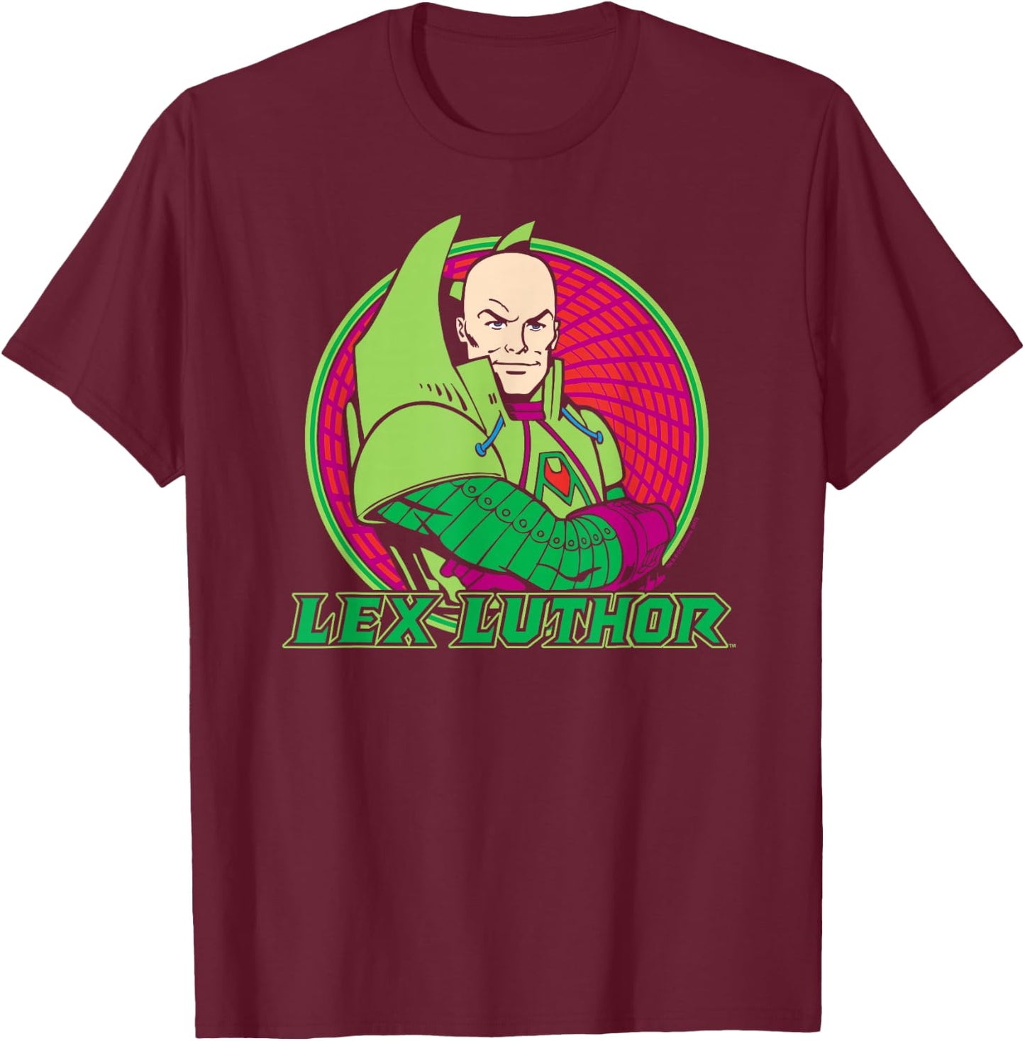 Superman Lex Luthor T-Shirt - T-Shirt | Maroon