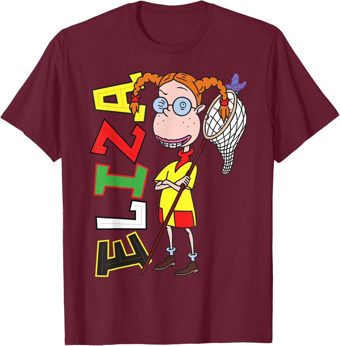 The Wild Thornberrys Eliza Type T-Shirt - T-Shirt | Maroon
