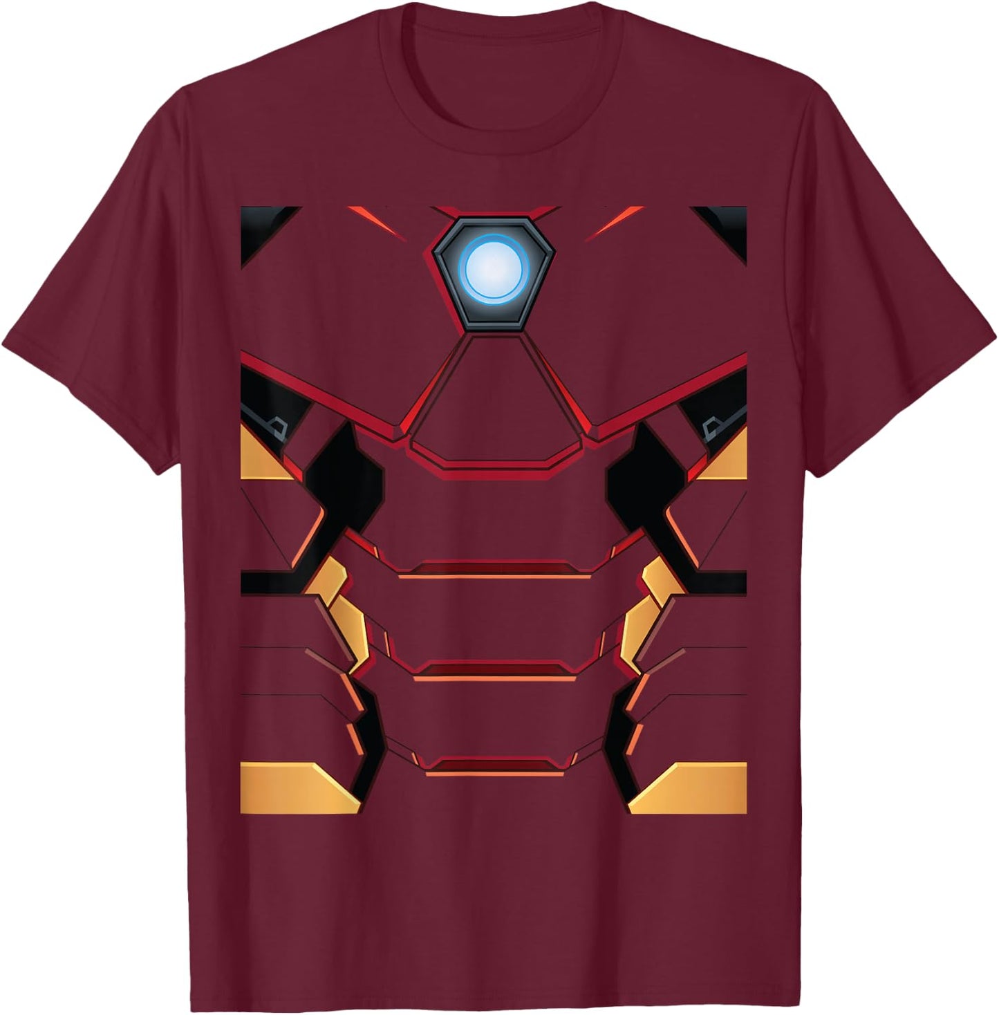 Marvel Iron Man Tony Stark Costume T-Shirt - T-Shirt | Maroon