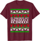 Type One Diabetes T1D My Pancreas Got Ran Over By A Reindeer T-Shirt - T-Shirt | Maroon
