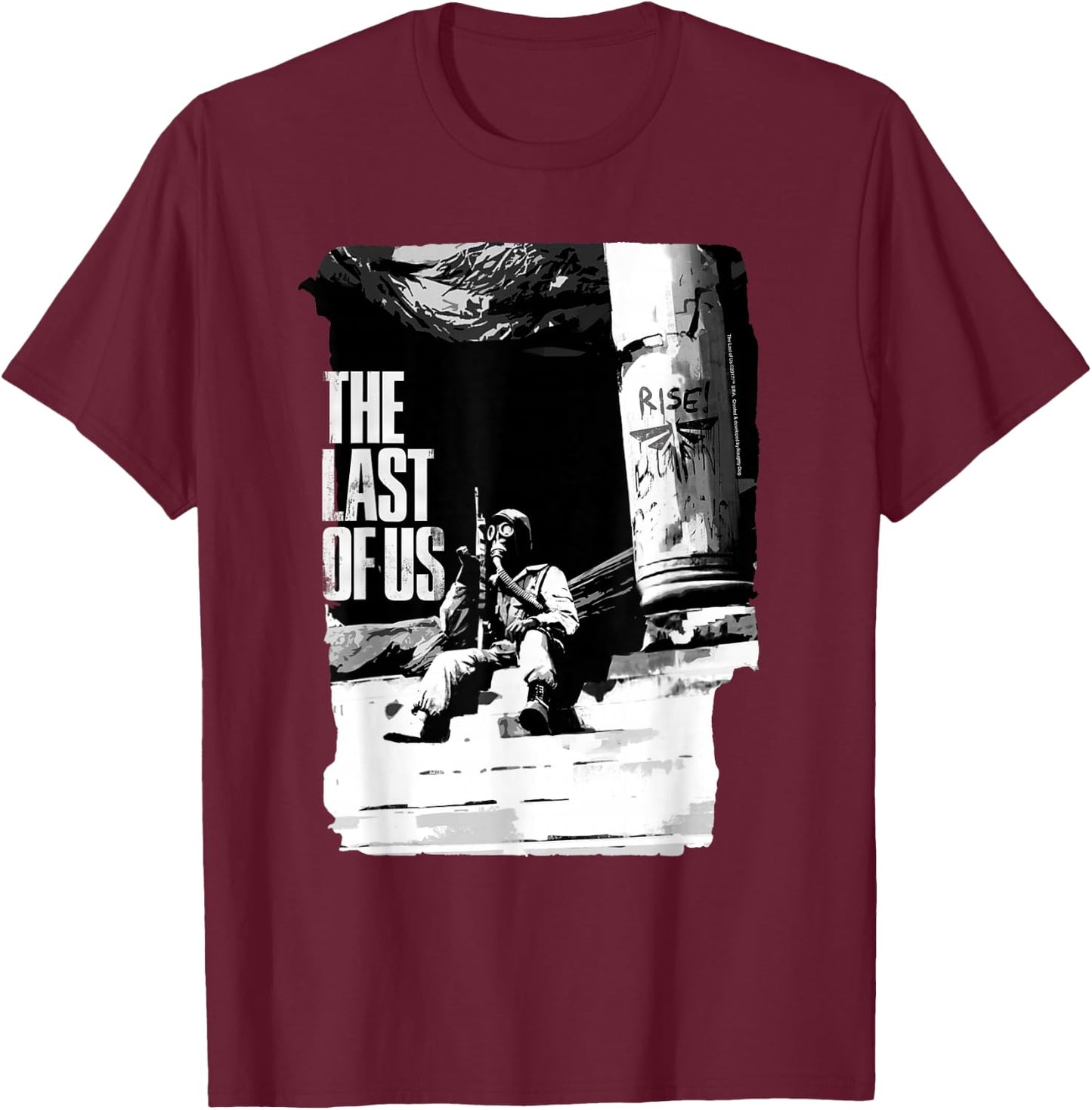 The Last of Us Hunter T-Shirt - T-Shirt | Maroon