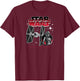 Star Wars - Imperial Starfleet Tie Fighter T-Shirt - T-Shirt | Maroon