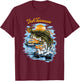 Largemouth Bass Fish Tennessee Fishing T-Shirt - T-Shirt | Maroon