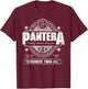Pantera Official Stronger Than All Beer Mat T-Shirt - T-Shirt | Maroon