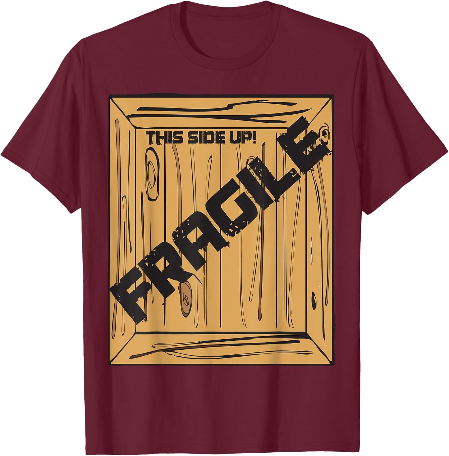 Fragile Shirt Halloween Christmas Costume Movie Shirt T-Shirt - T-Shirt | Maroon