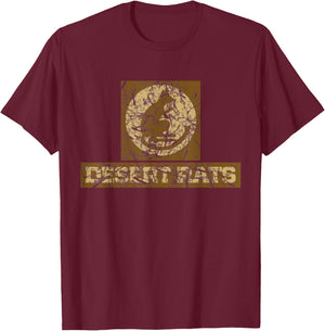 Desert Rats British Army 7th Division weathered T-Shirt - T-Shirt | Maroon
