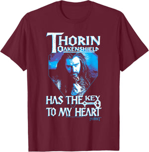 Hobbit Thorin's Key T-Shirt - T-Shirt | Maroon