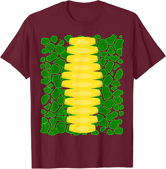 Dragon Costume Green Reptile Skin Pattern Print T-Shirt - T-Shirt | Maroon