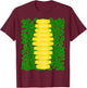 Dragon Costume Green Reptile Skin Pattern Print T-Shirt - T-Shirt | Maroon