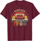 Vintage 1966 Retro Cassette Tape - 60th Birthday T-Shirt - T-Shirt | Maroon