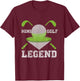 Mini Golf Legend Funny Hobby Sport Champ T-Shirt - T-Shirt | Maroon