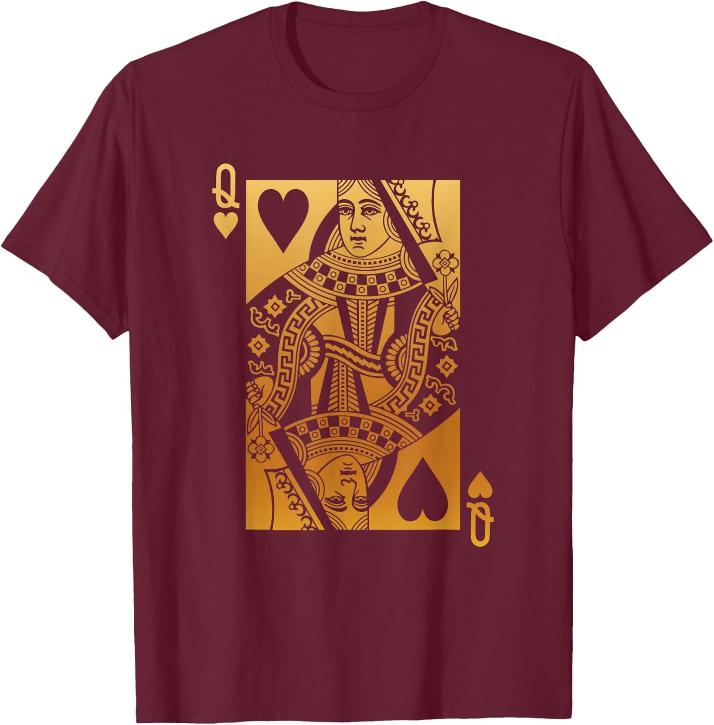 Queen of Hearts T-Shirt - T-Shirt | Maroon