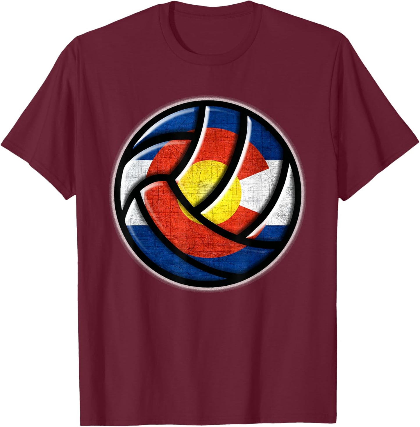Colorado Volleyball T-Shirt - T-Shirt | Maroon