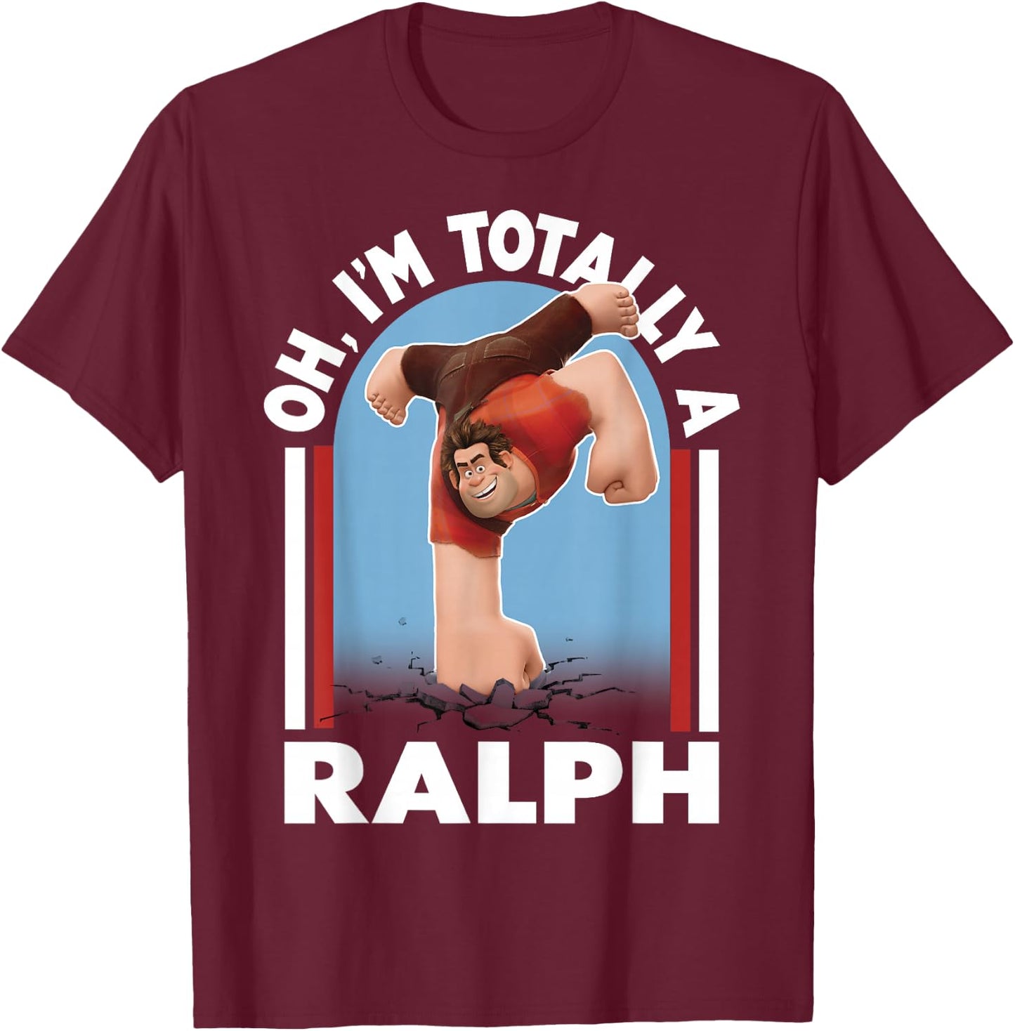 Disney Wreck It Ralph 2 Totally Ralph Graphic T-Shirt - T-Shirt | Maroon