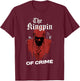 Marvel Daredevil: Born Again Kingpin of Crime Red Portrait T-Shirt - T-Shirt | Maroon