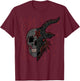 Baphomet Gothic Occult Emo Goats T-Shirt - T-Shirt | Maroon