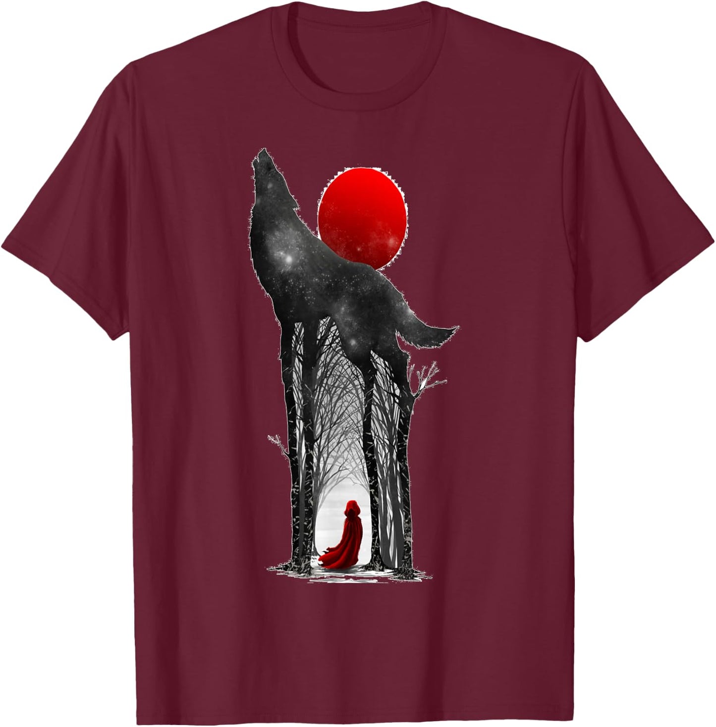 Little Red Riding Hood T-Shirt - T-Shirt | Maroon