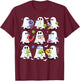 Retro Halloween Science Teacher Ghost Laboratory Teacher T-Shirt - T-Shirt | Maroon
