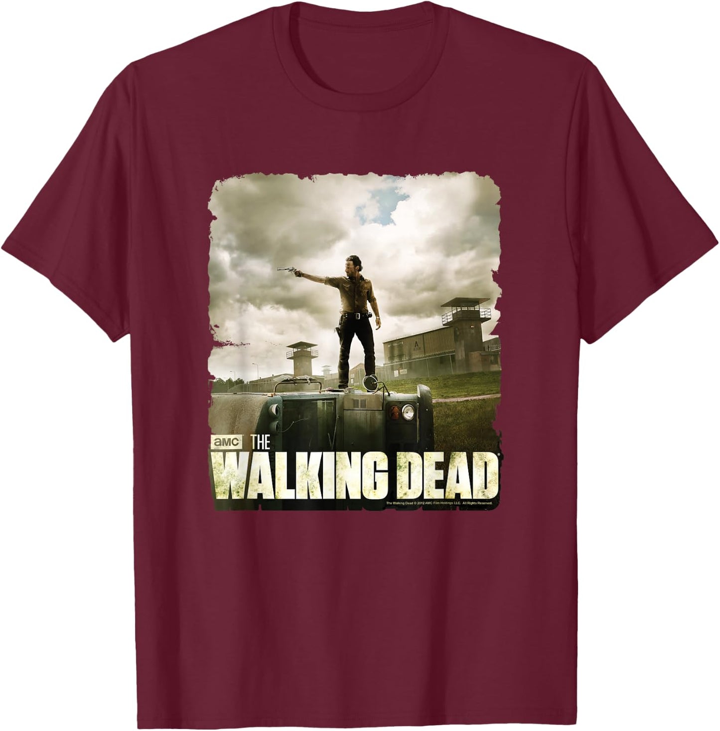TWD Prison T-Shirt - T-Shirt | Maroon