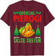 Pierogi Taste Tester - Polish Food Pierogi Lover Christmas T-Shirt - T-Shirt | Maroon
