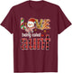 Love Being Called Aunt - Snowman Red Plaid Christmas Pjs T-Shirt - T-Shirt | Maroon