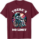 Wheelchair Astronaut Motivation Kids with Wheelchair T-Shirt - T-Shirt | Maroon