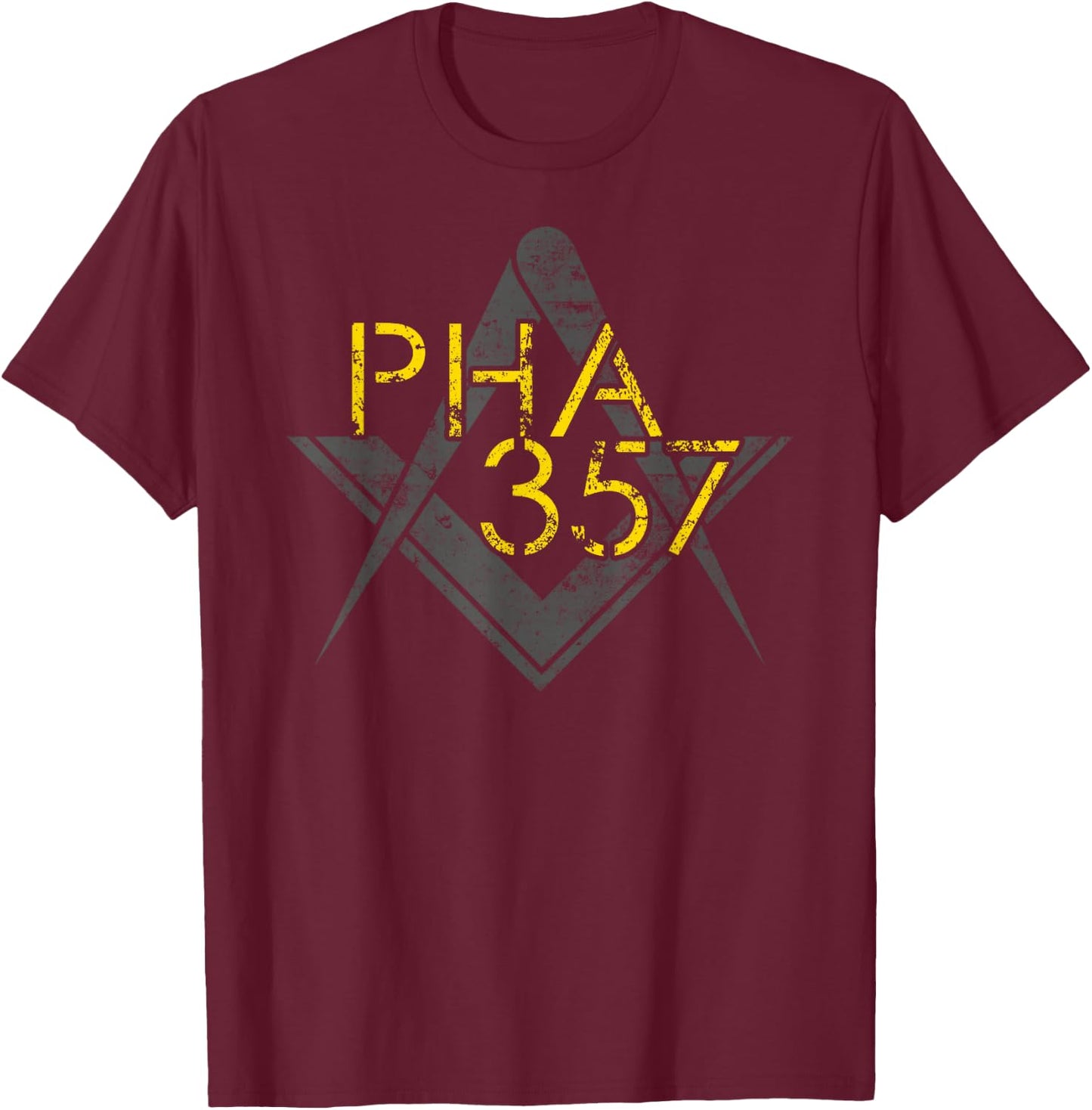 Prince Hall Masonic T-Shirt - T-Shirt | Maroon