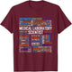 CLS Medical Laboratory Scientist T Shirt Words Gift Week T-Shirt - T-Shirt | Maroon