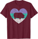 Pot Belly Pig Gift Shirt & Girls Retro Cute T-Shirt - T-Shirt | Maroon