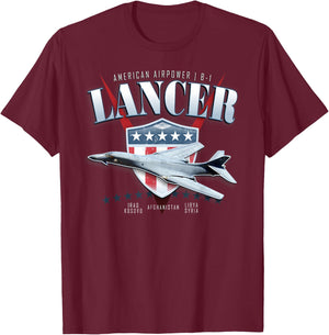 Bomber - B-1 Lancer T-Shirt - T-Shirt | Maroon