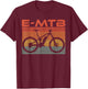 E-MTB eBike Pedelec E-Bike Mountainbike Present T-Shirt - T-Shirt | Maroon