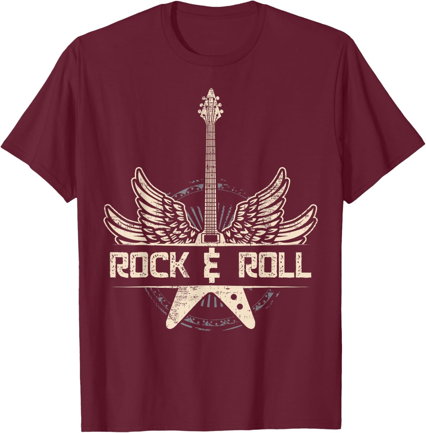 Classic Rock Gift Design For 80s Classic Rock Fans T-Shirt - T-Shirt | Maroon