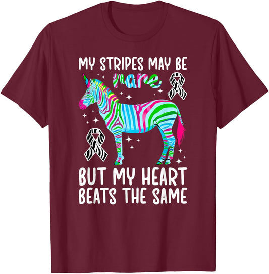 Rare Disease Awareness Proud Rare Disease Fighter T-Shirt - T-Shirt | Maroon