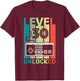 Level 30 Unlocked Shirt Video Gamer 30th Birthday Gifts T-Shirt - T-Shirt | Maroon