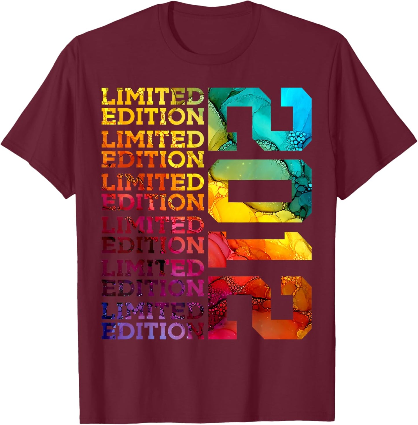 14 Years Limited Edition 2012 14TH Birthday T-Shirt - T-Shirt | Maroon