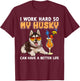 Funny Husky Shirt Husky Lovers Gifts Shirt T-Shirt - T-Shirt | Maroon