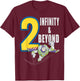 Disney Pixar Toy Story Buzz Lightyear Fly Quote T-Shirt - T-Shirt | Maroon