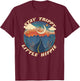 Stay Trippy Little Hippie Funny Peace Love Hippy Gift T-Shirt - T-Shirt | Maroon