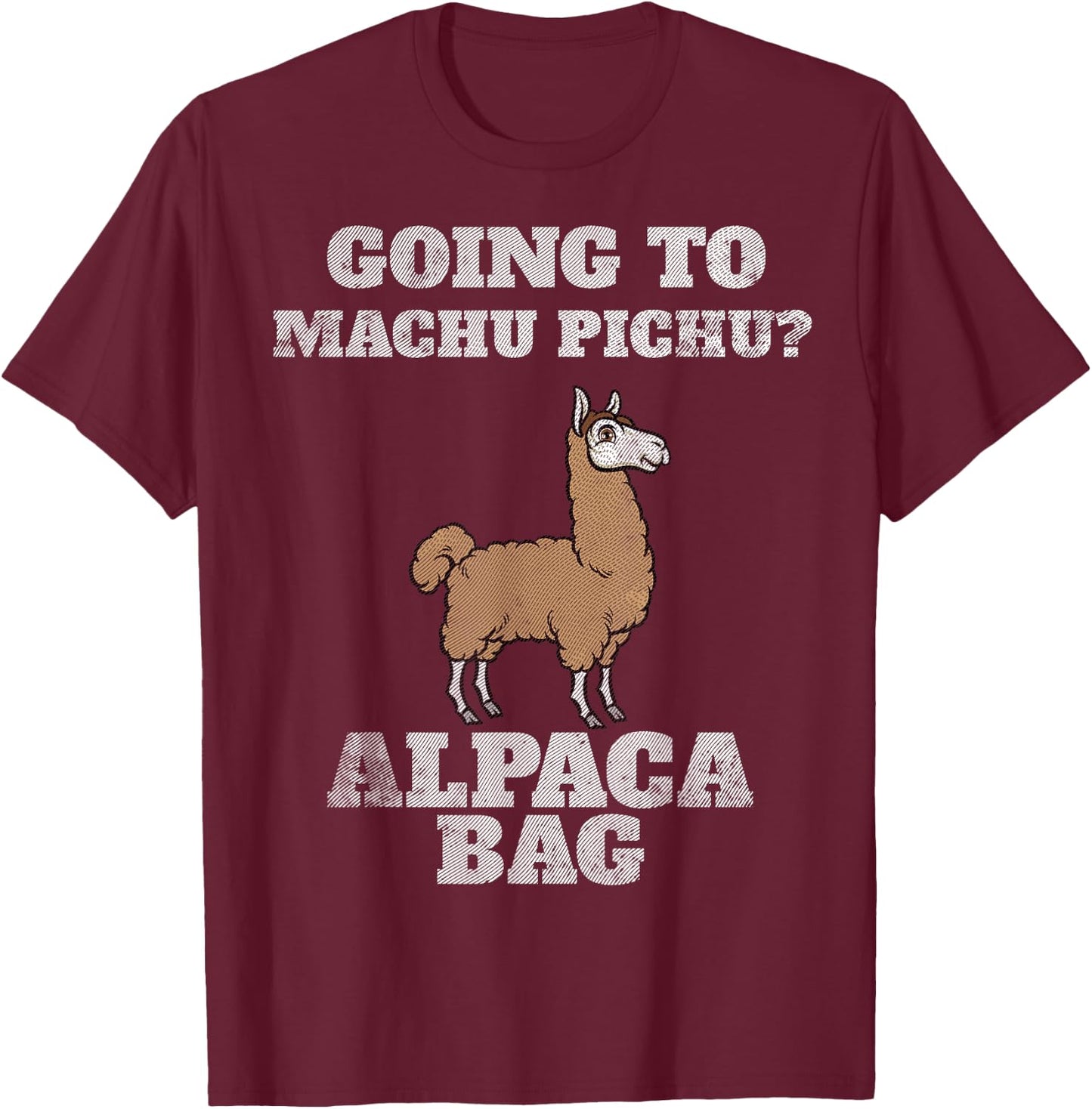 Machu Pichu Peru Andes Mountains Incan Vacation T-Shirt - T-Shirt | Maroon