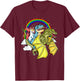 Unicorn T-Rex Dinosaur Dragon Fantasy Gift T-Shirt - T-Shirt | Maroon