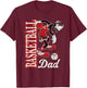 Disney Basketball Dad Sports Goofy Father's Day T-Shirt - T-Shirt | Maroon