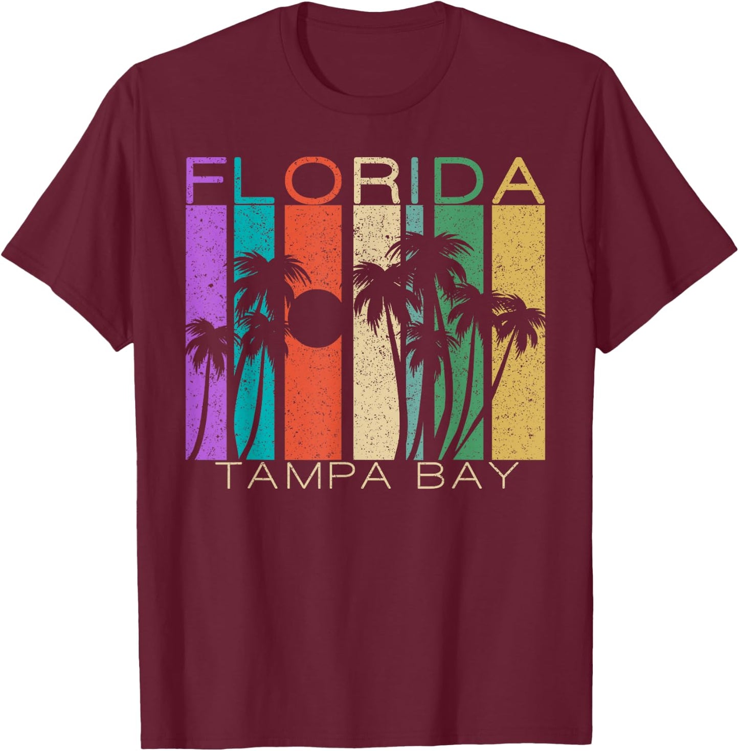 Tampa Bay Florida Tampa Bay Souvenir Gift T-Shirt - T-Shirt | Maroon