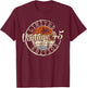 Vintage 1945 80th Birthday Gifts Women 80 Year Old T-Shirt - T-Shirt | Maroon