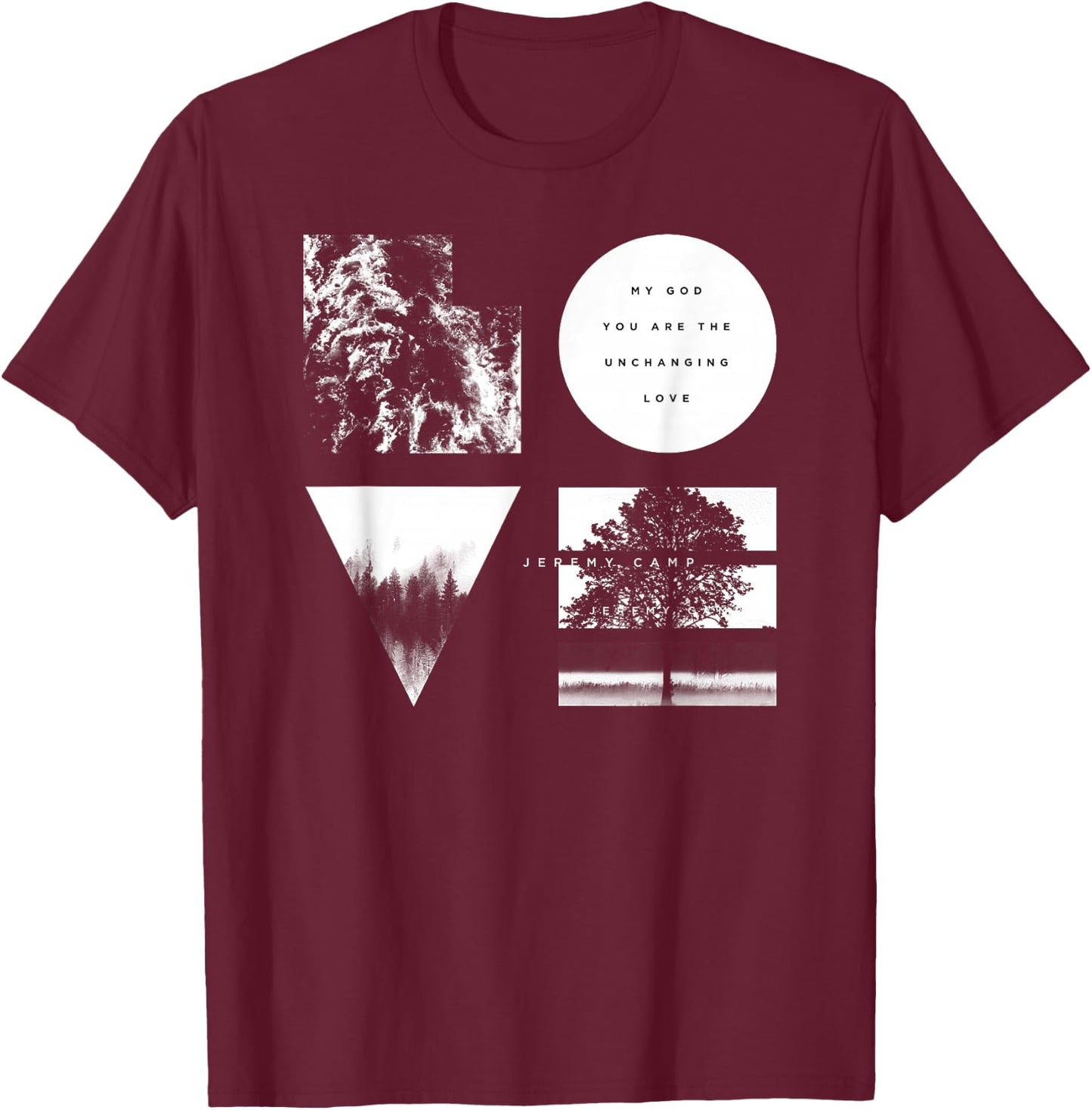 Jeremy Camp - Unchanging Love T-Shirt - T-Shirt | Maroon