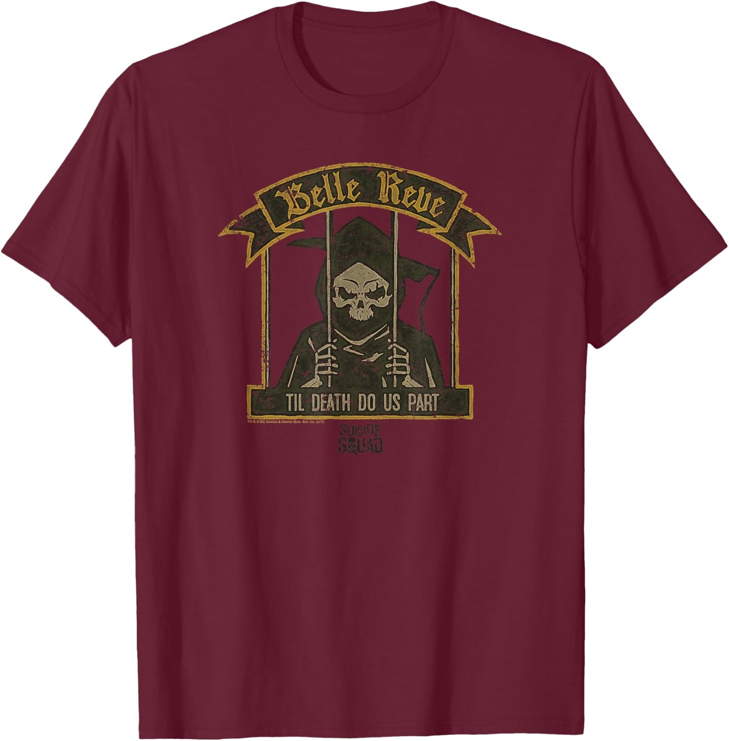 Suicide Squad Belle Reve T-Shirt - T-Shirt | Maroon