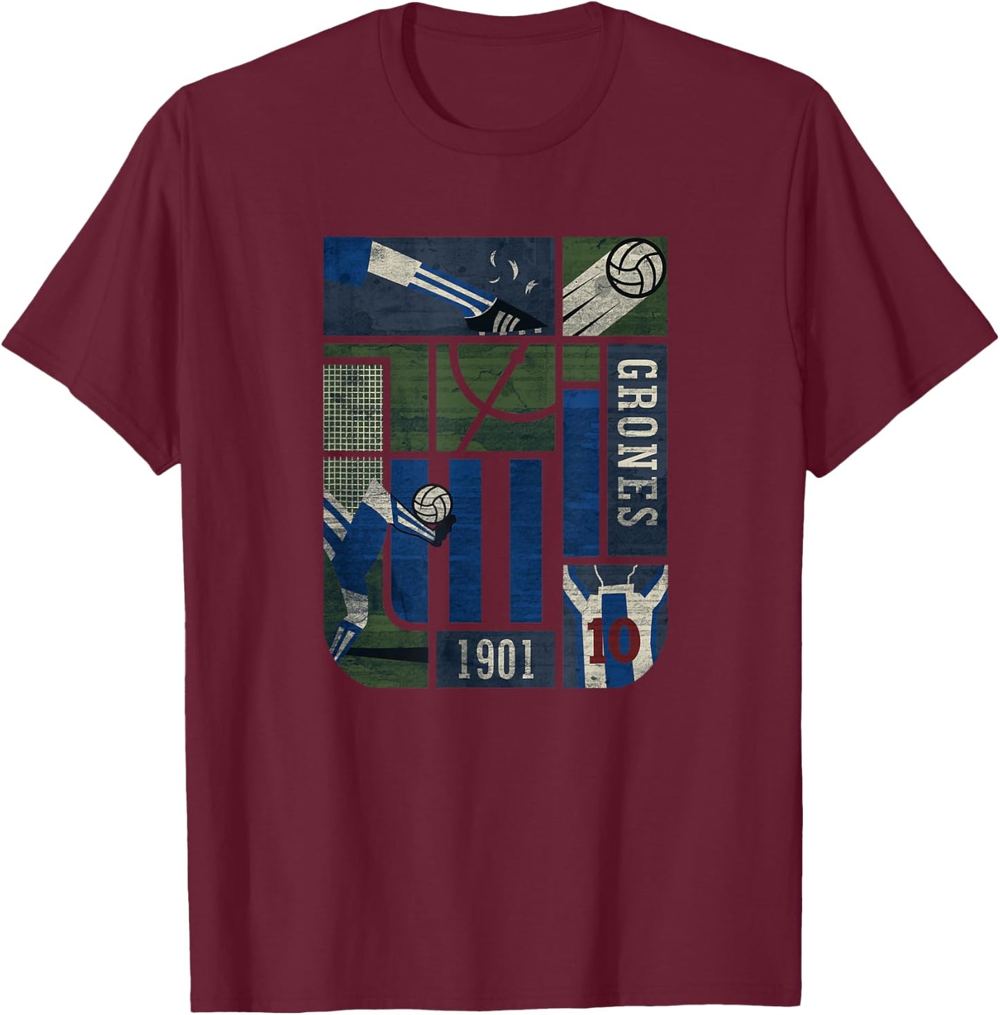 Fans of Alianza Lima "Grones" Peruvian Soccer T-Shirt - T-Shirt | Maroon