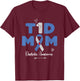 T1D Mom Diabetes Awareness Gift Mother T-Shirt - T-Shirt | Maroon