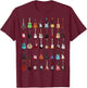 Guitar Musical Instrument T Shirt (Rock N Roll ) T-Shirt - T-Shirt | Maroon