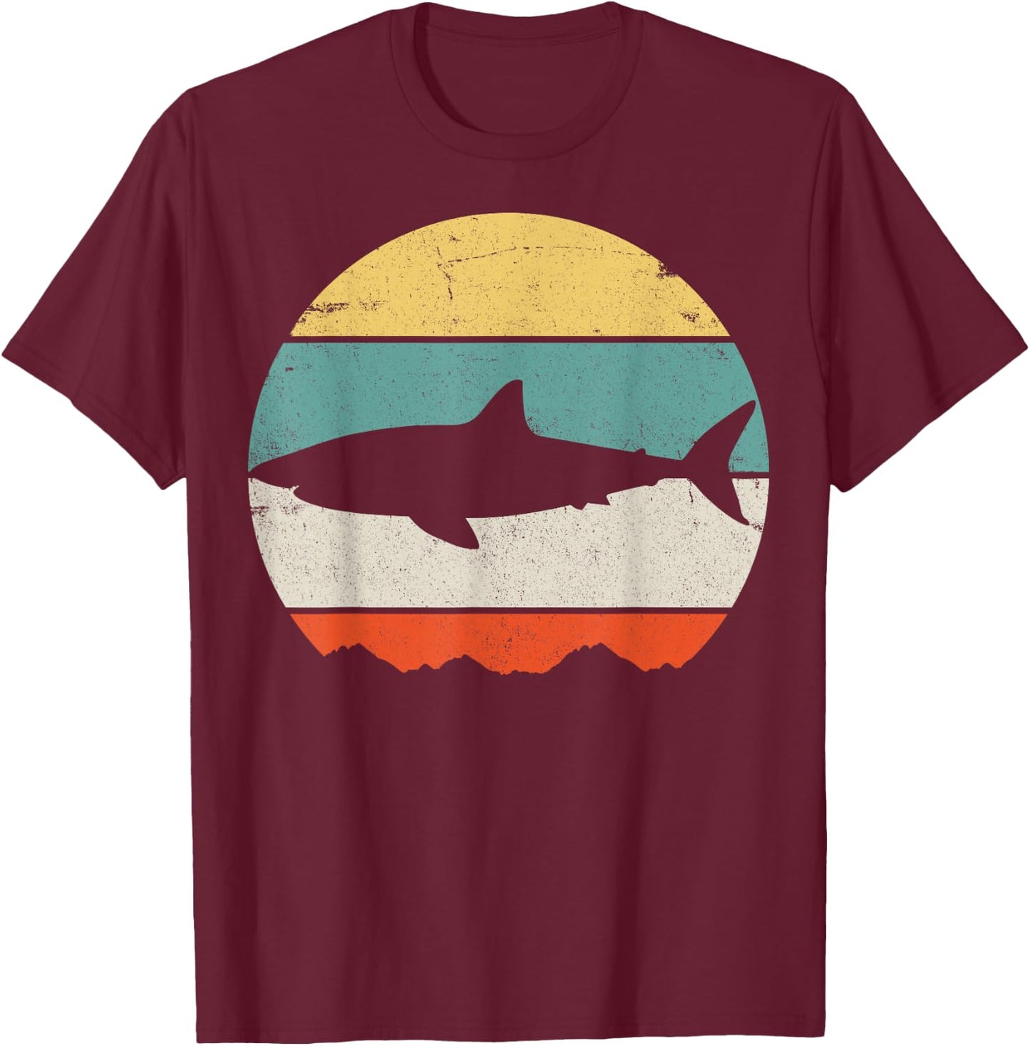 Shark T-Shirt - T-Shirt | Maroon