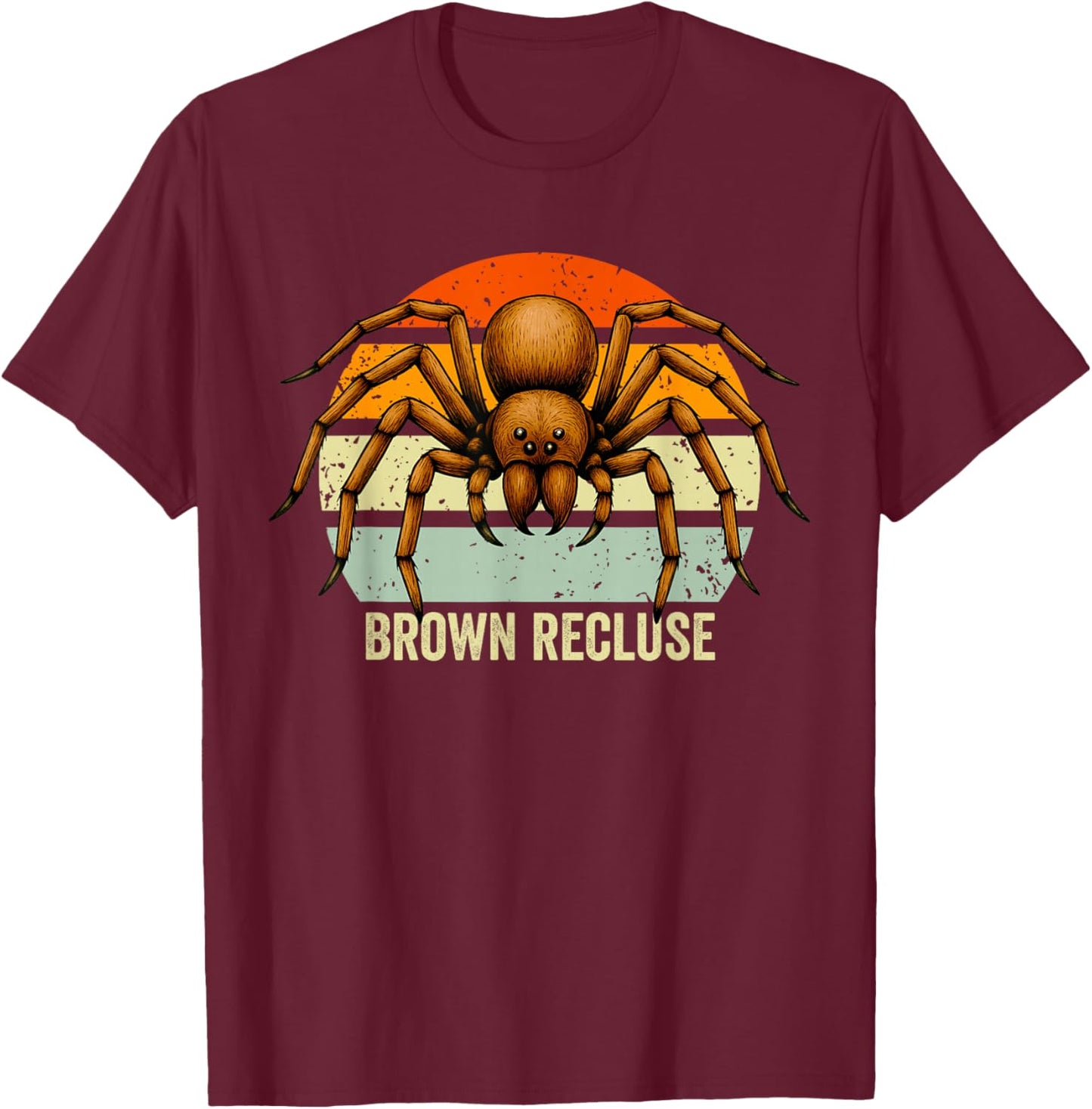 Brown Recluse Spider T-Shirt - T-Shirt | Maroon